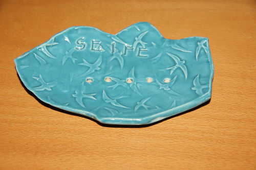 Keramik Seifenschale Nr. 11 selbst handgetöpfert